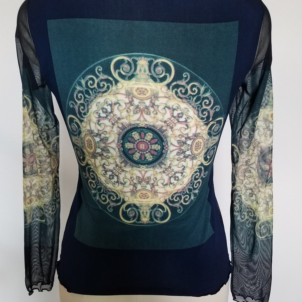 Beautiful Mesh Tshirt with Design